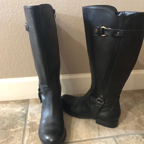 naturalizer n5 comfort wide calf boots